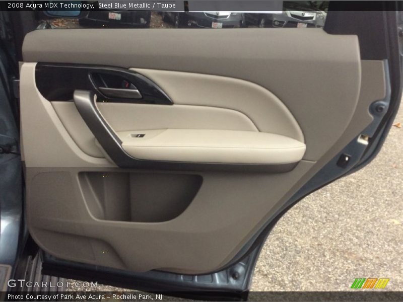 Steel Blue Metallic / Taupe 2008 Acura MDX Technology