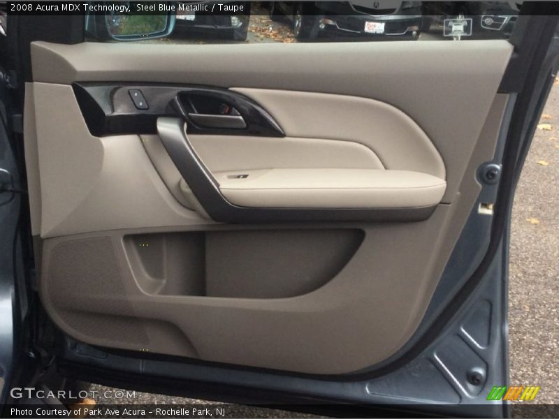 Steel Blue Metallic / Taupe 2008 Acura MDX Technology
