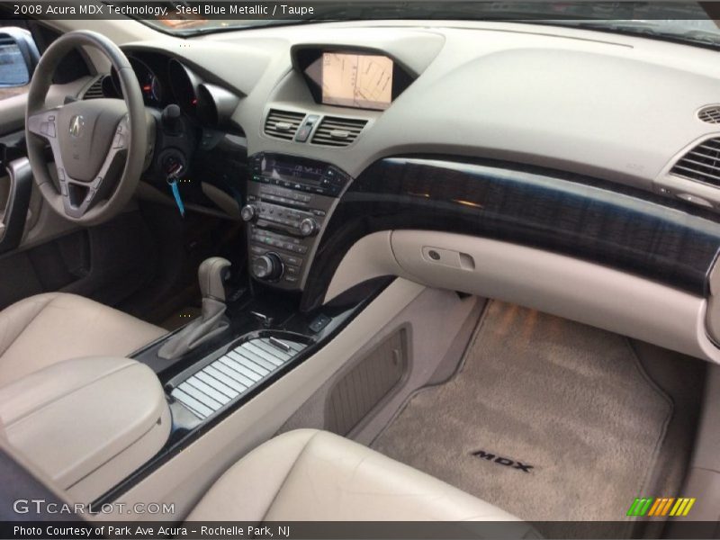 Steel Blue Metallic / Taupe 2008 Acura MDX Technology