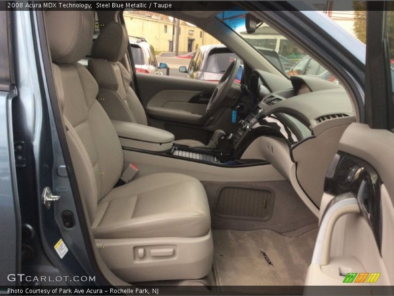 Steel Blue Metallic / Taupe 2008 Acura MDX Technology