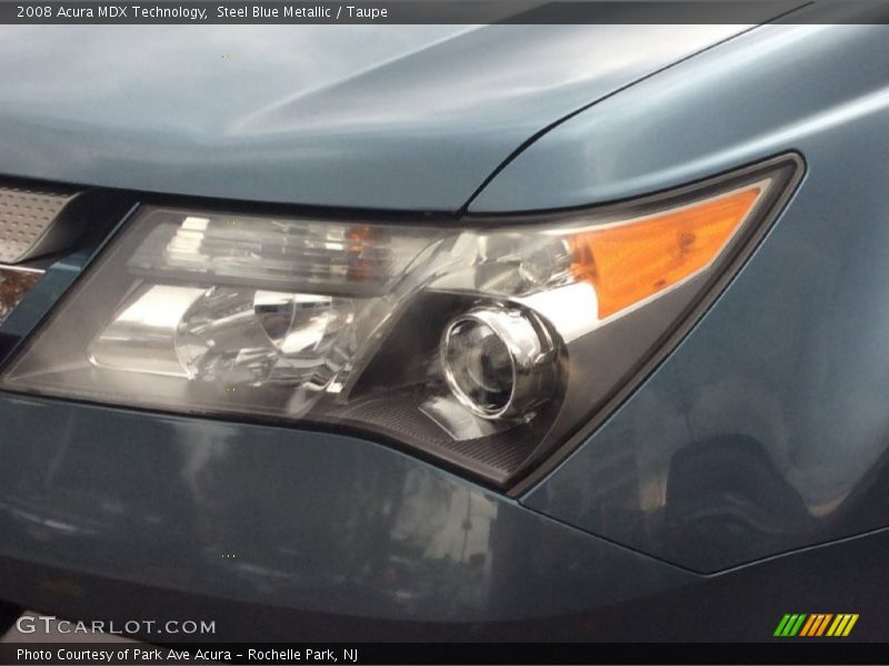 Steel Blue Metallic / Taupe 2008 Acura MDX Technology