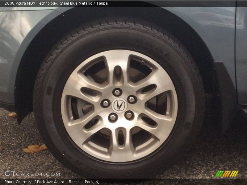 Steel Blue Metallic / Taupe 2008 Acura MDX Technology