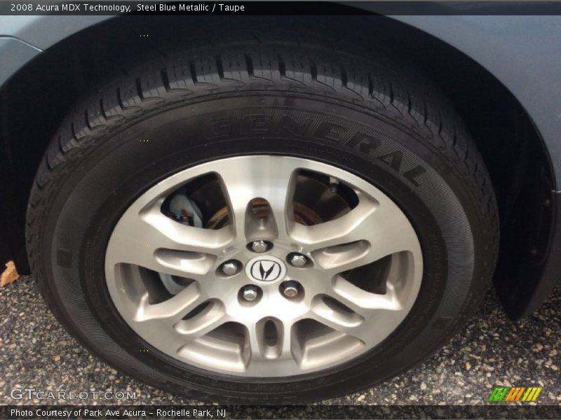 Steel Blue Metallic / Taupe 2008 Acura MDX Technology