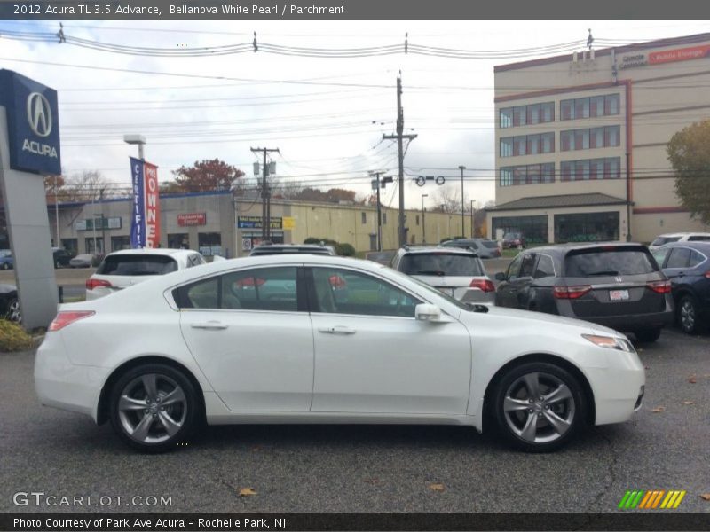 Bellanova White Pearl / Parchment 2012 Acura TL 3.5 Advance