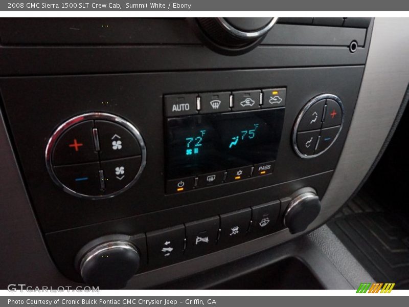Summit White / Ebony 2008 GMC Sierra 1500 SLT Crew Cab