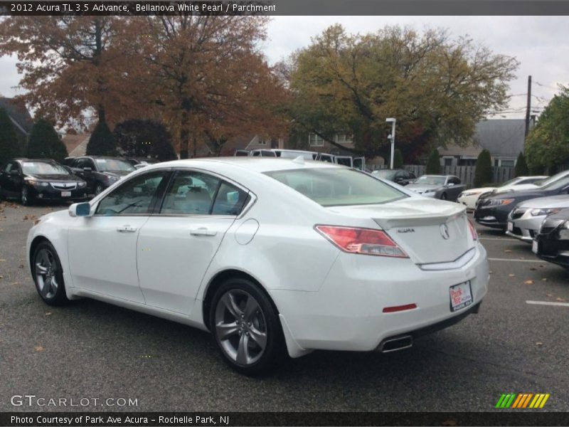 Bellanova White Pearl / Parchment 2012 Acura TL 3.5 Advance