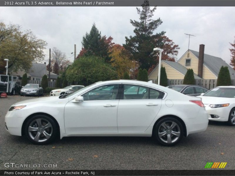 Bellanova White Pearl / Parchment 2012 Acura TL 3.5 Advance