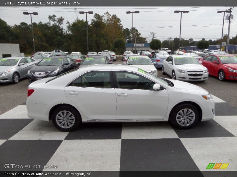 Super White / Ivory 2013 Toyota Camry LE