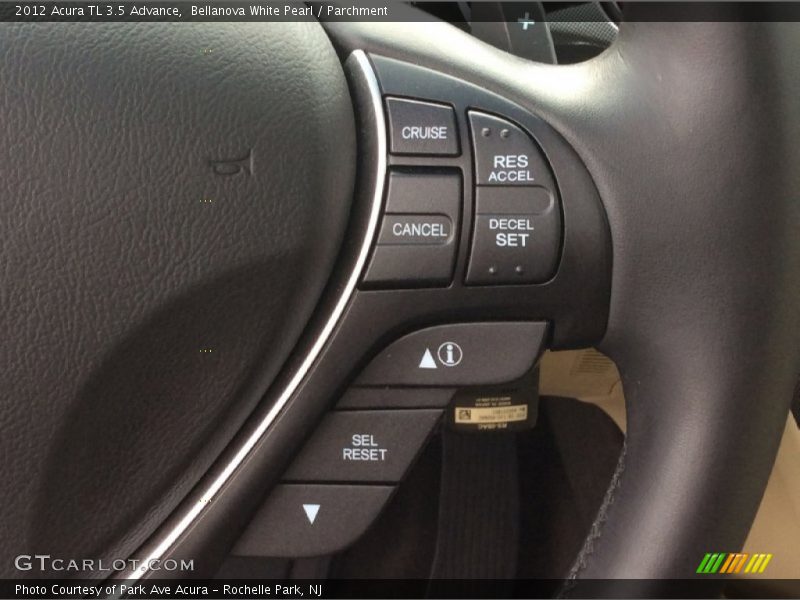 Bellanova White Pearl / Parchment 2012 Acura TL 3.5 Advance