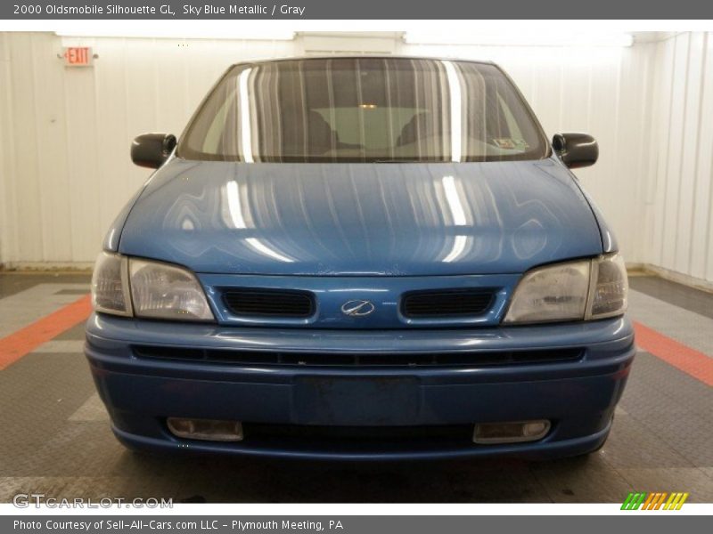 Sky Blue Metallic / Gray 2000 Oldsmobile Silhouette GL