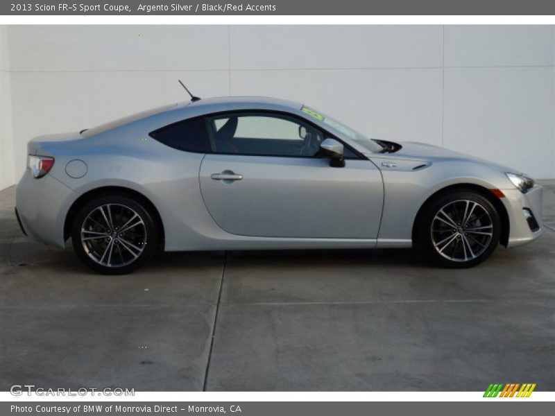 Argento Silver / Black/Red Accents 2013 Scion FR-S Sport Coupe