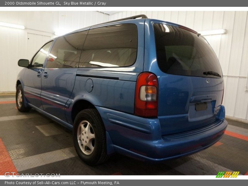 Sky Blue Metallic / Gray 2000 Oldsmobile Silhouette GL