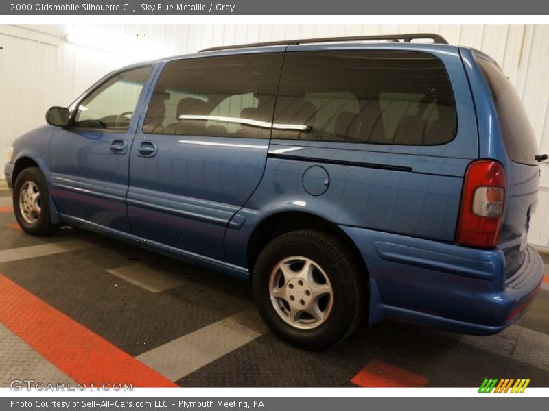 Sky Blue Metallic / Gray 2000 Oldsmobile Silhouette GL