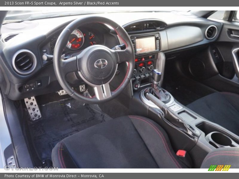 Argento Silver / Black/Red Accents 2013 Scion FR-S Sport Coupe