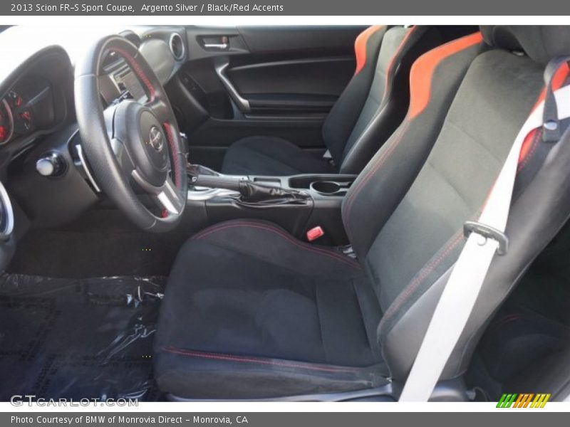 Argento Silver / Black/Red Accents 2013 Scion FR-S Sport Coupe
