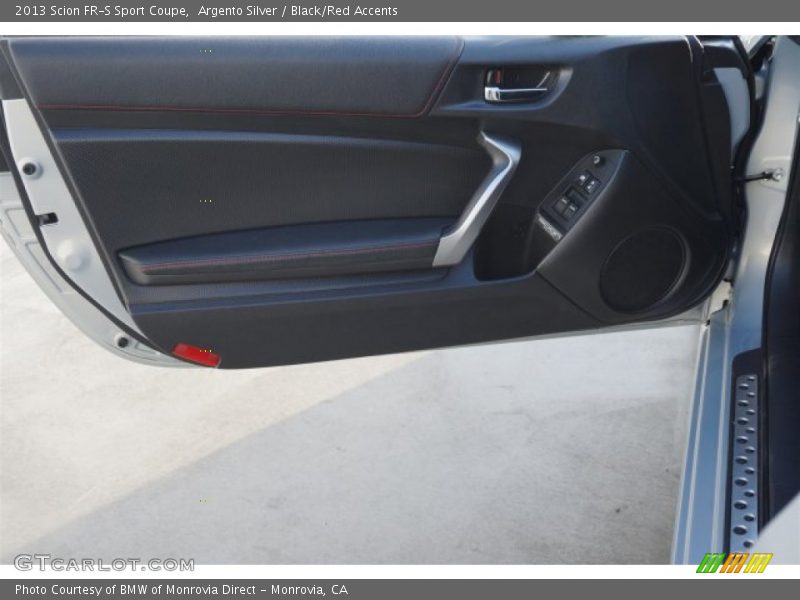 Argento Silver / Black/Red Accents 2013 Scion FR-S Sport Coupe