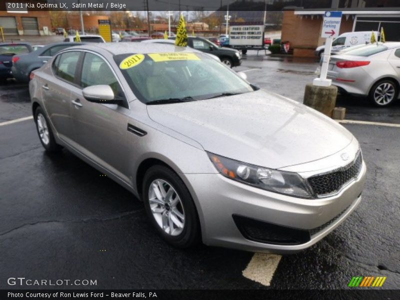 Satin Metal / Beige 2011 Kia Optima LX