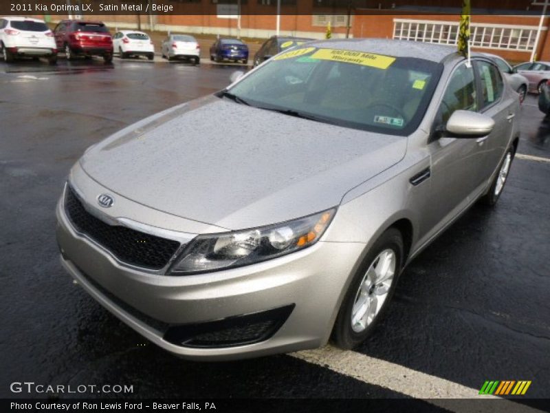 Satin Metal / Beige 2011 Kia Optima LX