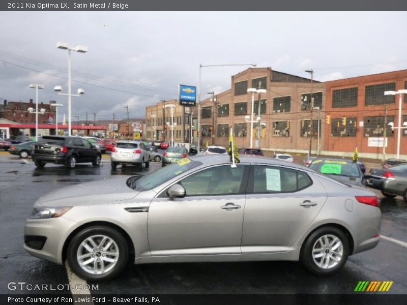 Satin Metal / Beige 2011 Kia Optima LX