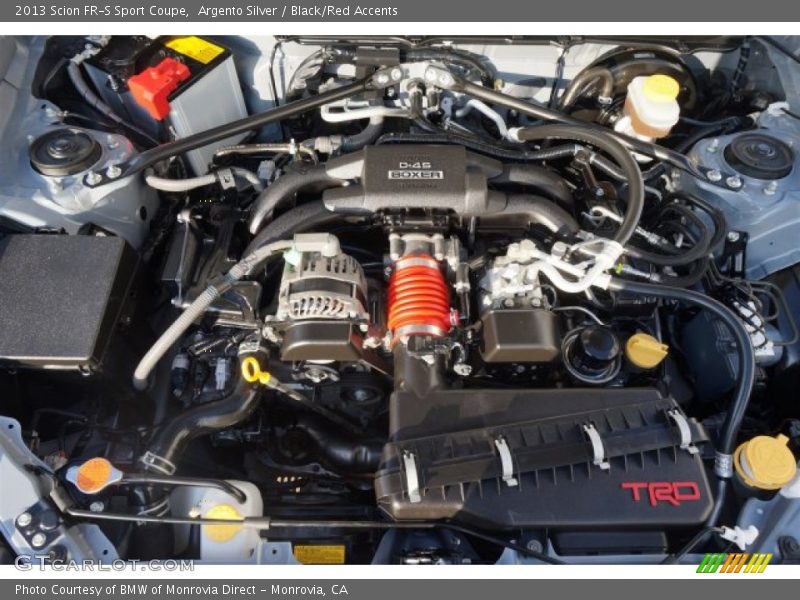 Argento Silver / Black/Red Accents 2013 Scion FR-S Sport Coupe