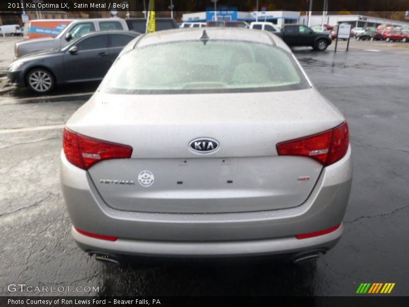Satin Metal / Beige 2011 Kia Optima LX