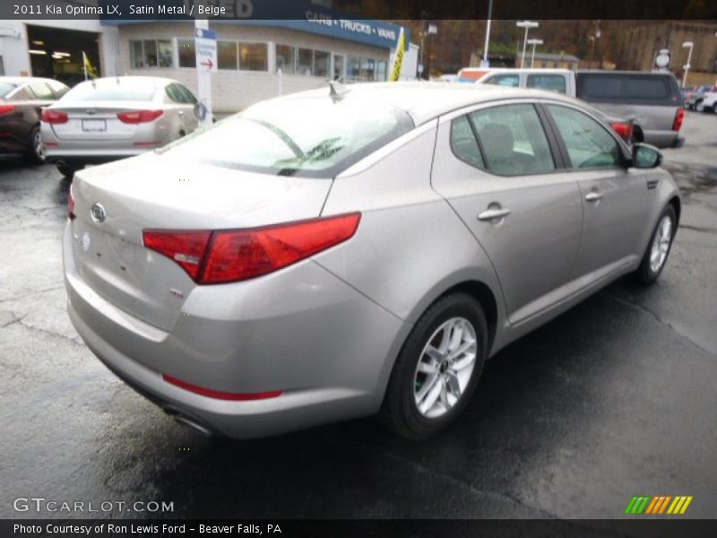 Satin Metal / Beige 2011 Kia Optima LX