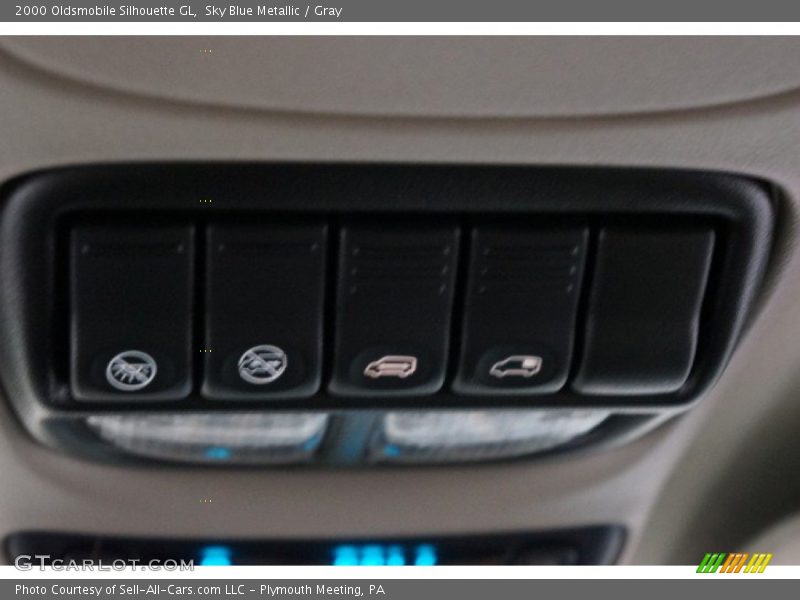 Sky Blue Metallic / Gray 2000 Oldsmobile Silhouette GL
