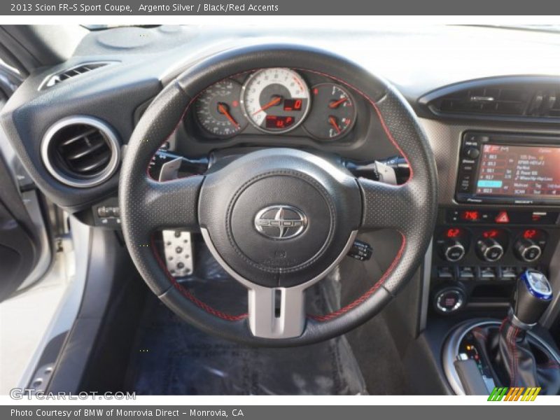 Argento Silver / Black/Red Accents 2013 Scion FR-S Sport Coupe