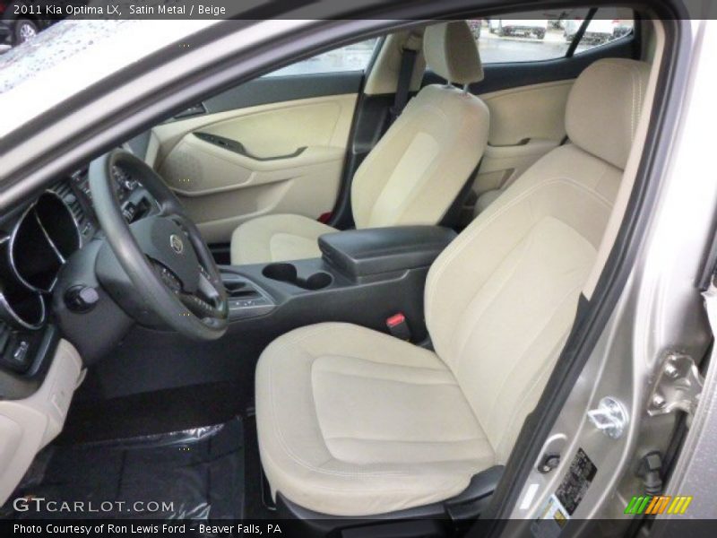 Satin Metal / Beige 2011 Kia Optima LX