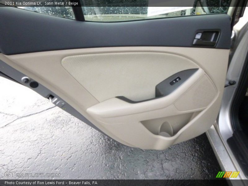 Satin Metal / Beige 2011 Kia Optima LX