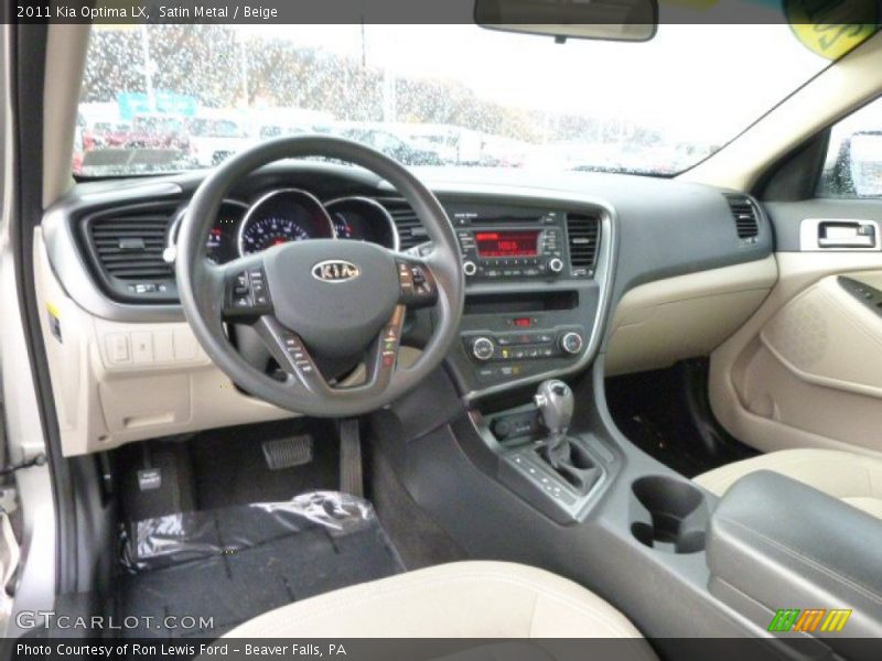 Satin Metal / Beige 2011 Kia Optima LX