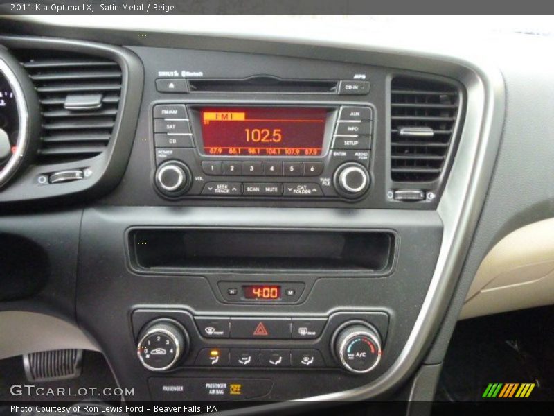 Satin Metal / Beige 2011 Kia Optima LX
