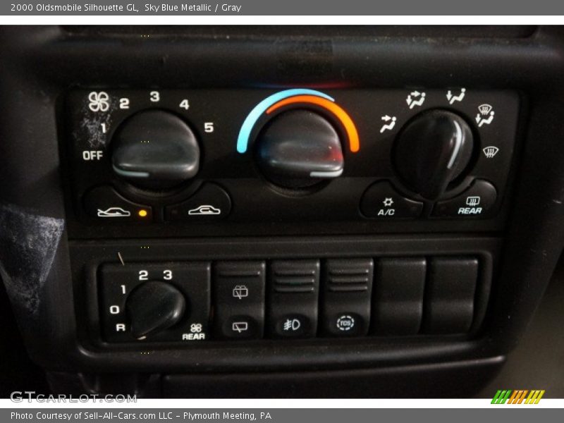 Sky Blue Metallic / Gray 2000 Oldsmobile Silhouette GL