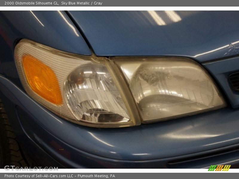 Sky Blue Metallic / Gray 2000 Oldsmobile Silhouette GL