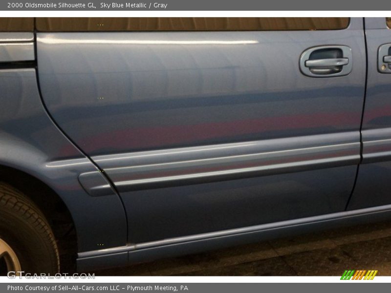 Sky Blue Metallic / Gray 2000 Oldsmobile Silhouette GL