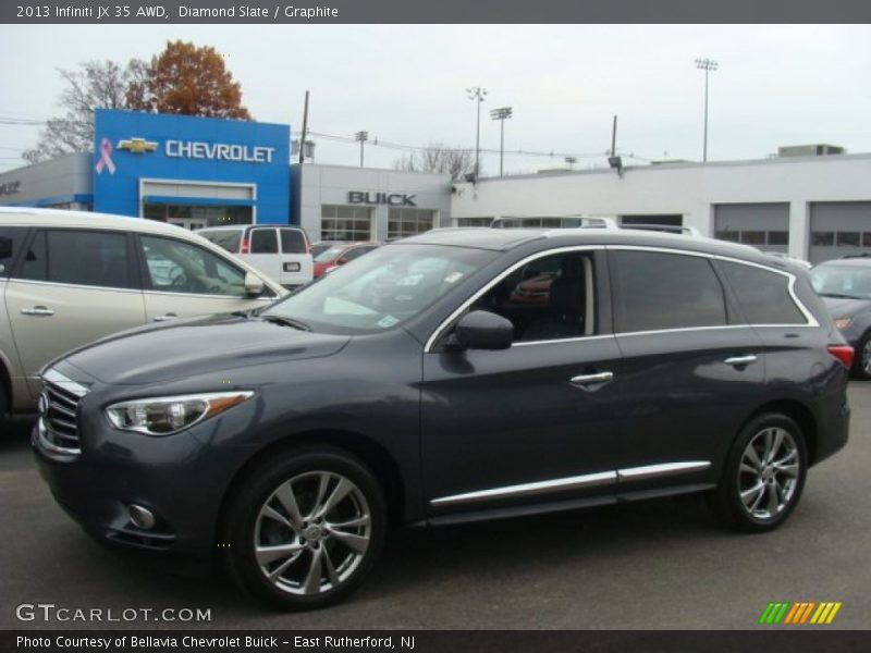 Diamond Slate / Graphite 2013 Infiniti JX 35 AWD