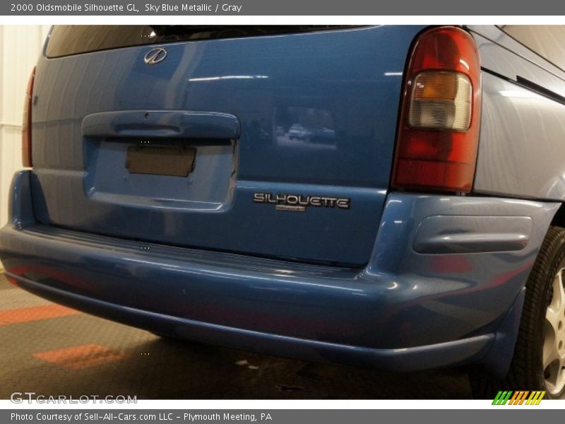 Sky Blue Metallic / Gray 2000 Oldsmobile Silhouette GL