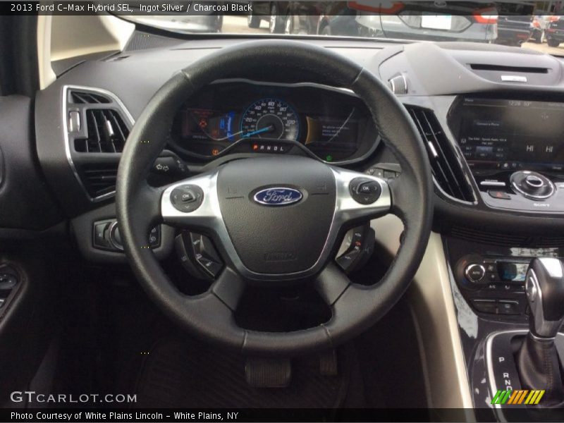 Ingot Silver / Charcoal Black 2013 Ford C-Max Hybrid SEL