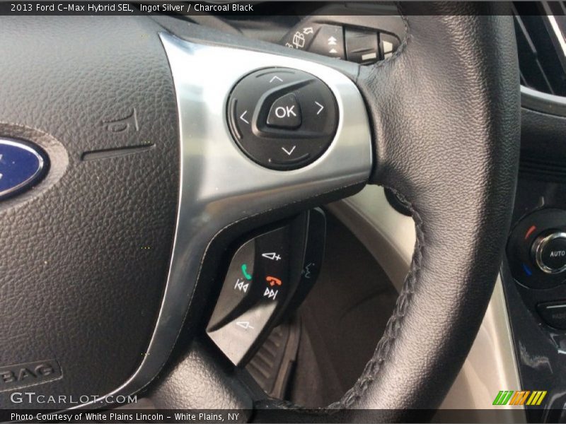 Ingot Silver / Charcoal Black 2013 Ford C-Max Hybrid SEL