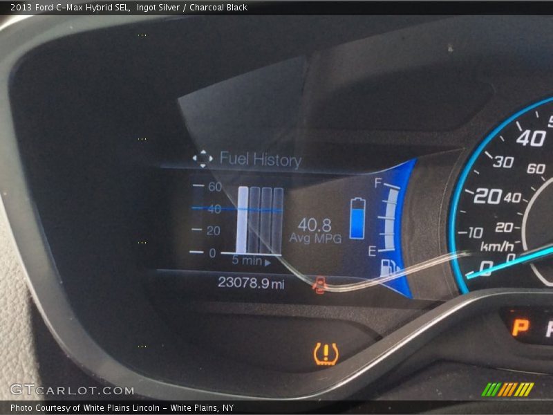 Ingot Silver / Charcoal Black 2013 Ford C-Max Hybrid SEL