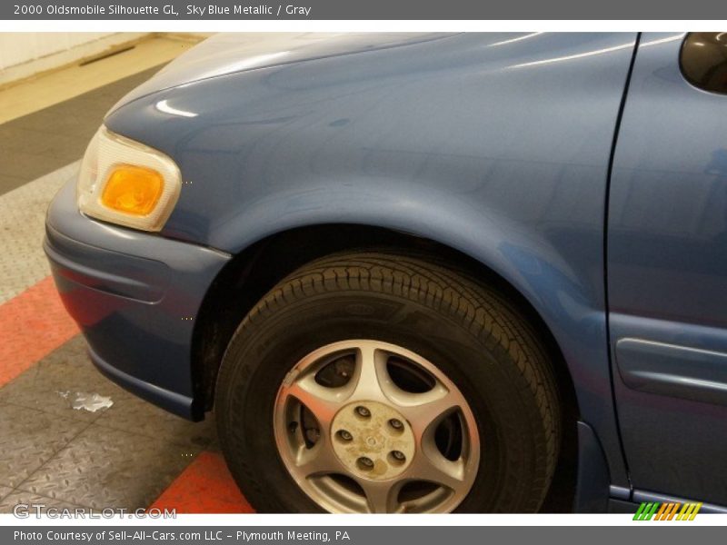 Sky Blue Metallic / Gray 2000 Oldsmobile Silhouette GL