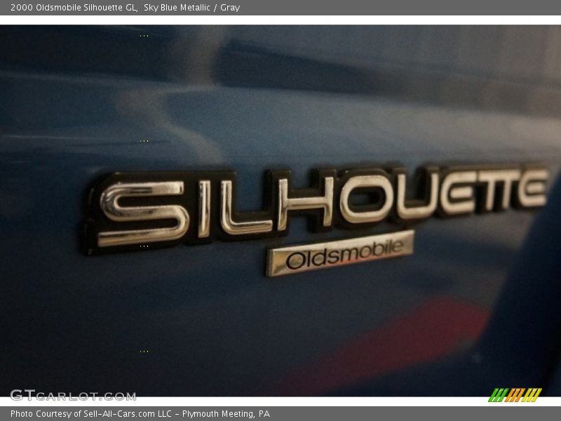 Sky Blue Metallic / Gray 2000 Oldsmobile Silhouette GL