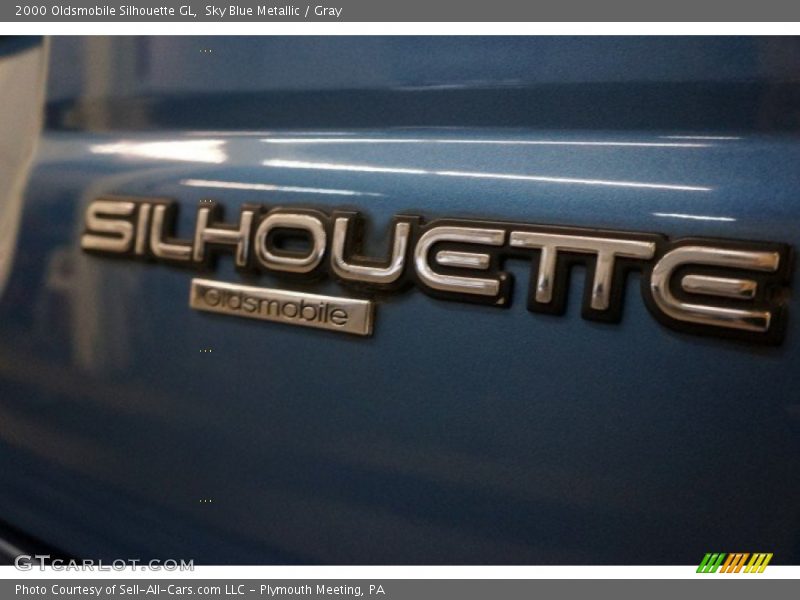 Sky Blue Metallic / Gray 2000 Oldsmobile Silhouette GL