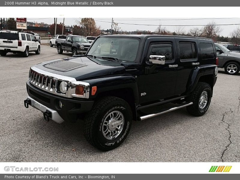 Midnight Blue Metallic / Ebony Black 2008 Hummer H3 Alpha
