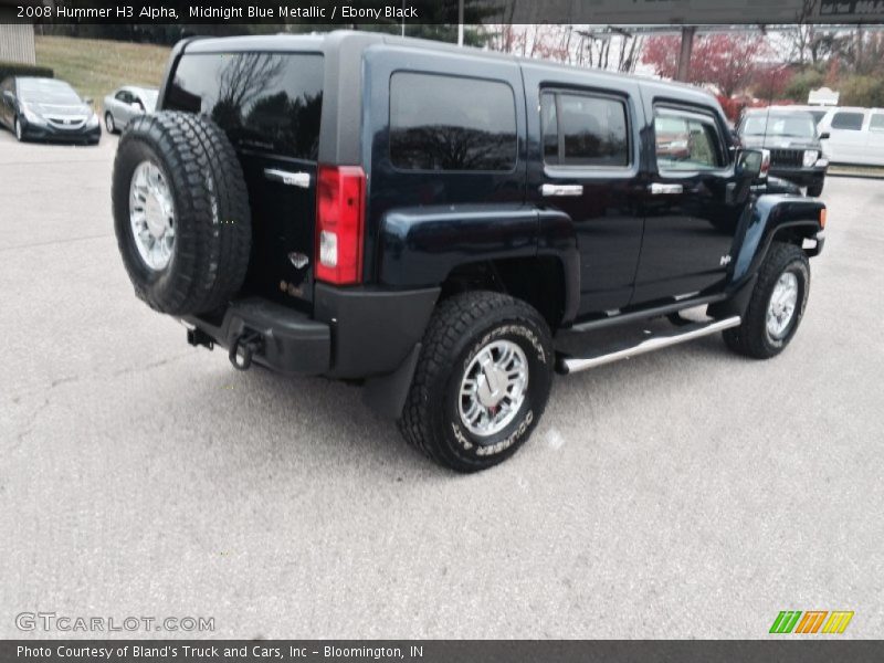 Midnight Blue Metallic / Ebony Black 2008 Hummer H3 Alpha