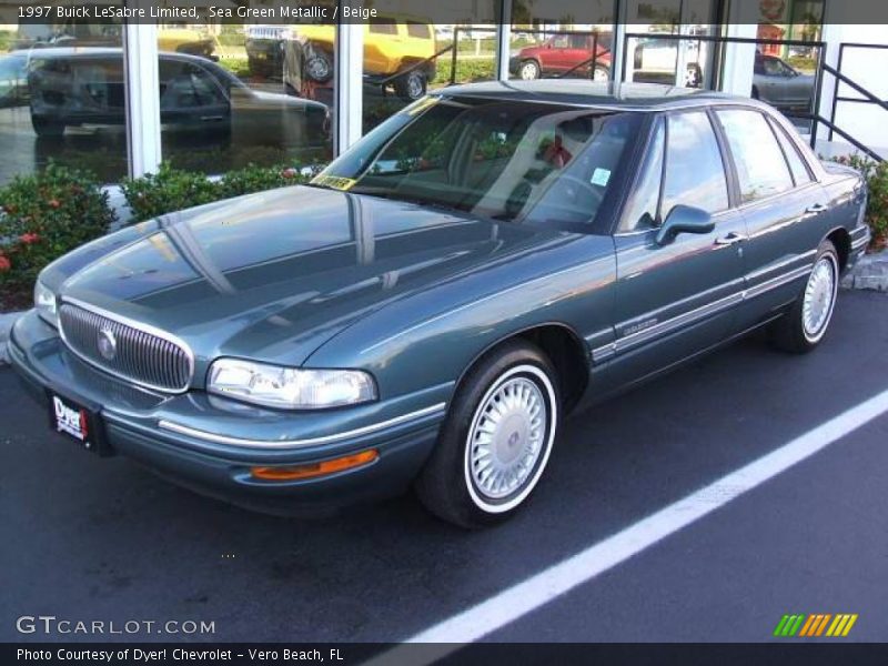 Sea Green Metallic / Beige 1997 Buick LeSabre Limited