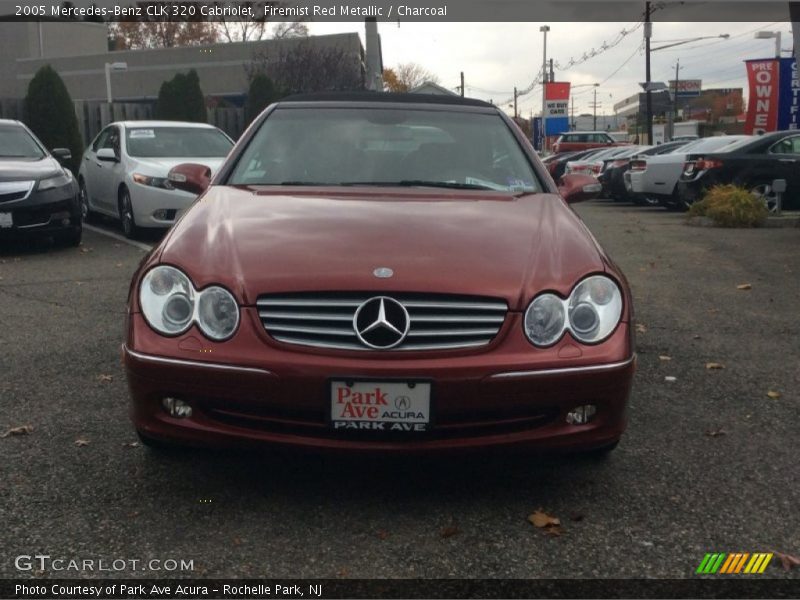 Firemist Red Metallic / Charcoal 2005 Mercedes-Benz CLK 320 Cabriolet