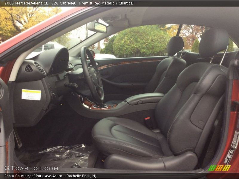 Firemist Red Metallic / Charcoal 2005 Mercedes-Benz CLK 320 Cabriolet