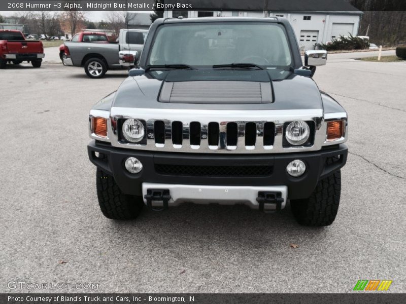 Midnight Blue Metallic / Ebony Black 2008 Hummer H3 Alpha
