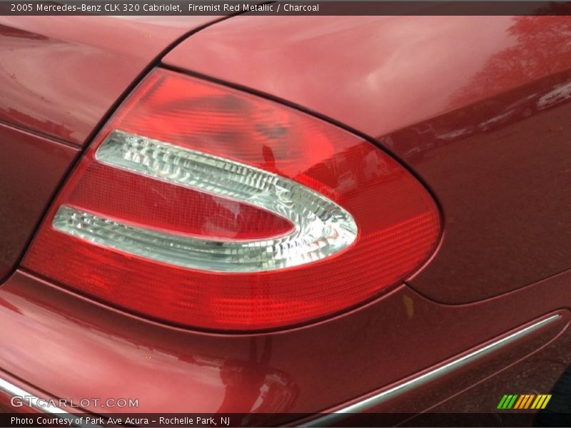 Firemist Red Metallic / Charcoal 2005 Mercedes-Benz CLK 320 Cabriolet